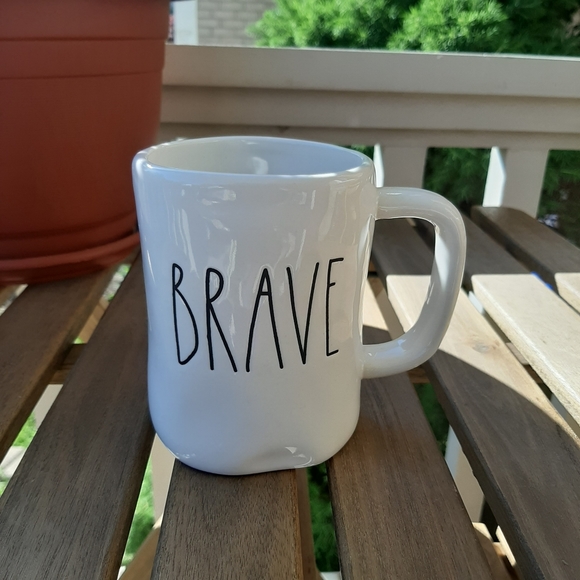 *SOLD* Rae Dunn Brave Mug - Picture 2 of 2